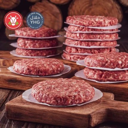 halal beef burger patty