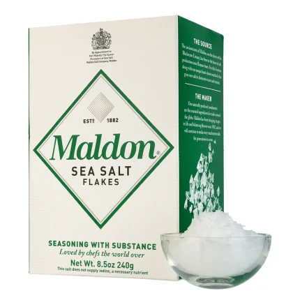 Garnishing & Finishing Seasoning Salt – Maldon Sea Salt Flakes 250g