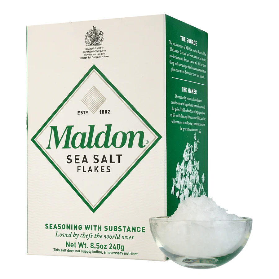 Garnishing & Finishing Seasoning Salt – Maldon Sea Salt Flakes 250g Garnishing & Finishing Seasoning Salt – Maldon Sea Salt Flakes 250g