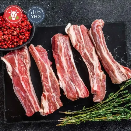 Halal Beef Ribs — Single Bone (Back Rib)