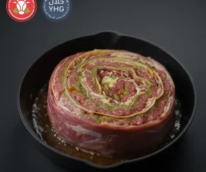 Halal Beef Roulade with Basil Pesto