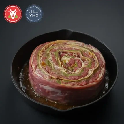 Halal Beef Roulade with Basil Pesto