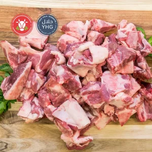 Halal Diced Lamb (Bone-In) — Bone-Rich — Casserole