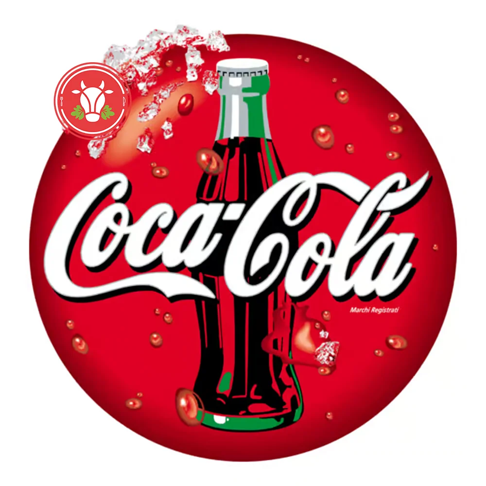 Coca-Cola Collection Glass Bottles & Cans 330ml Pack of 6 Coca-Cola Collection Glass Bottles & Cans 330ml Pack of 6