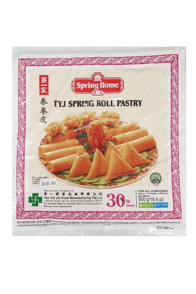 Spring Rolls Pastry Pack of 30 Sheets Spring Rolls Pastry Pack of 30 Sheets