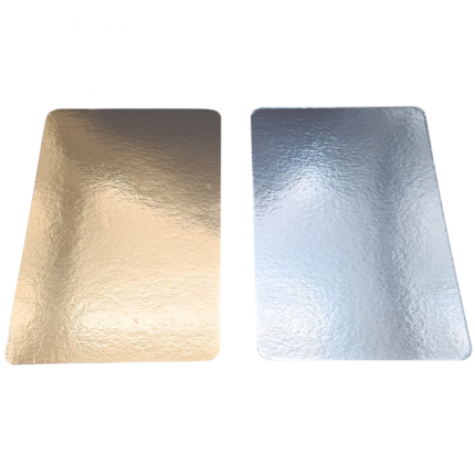 Gold & Silver Food Display Boards Pack of 20 (Various Sizes)