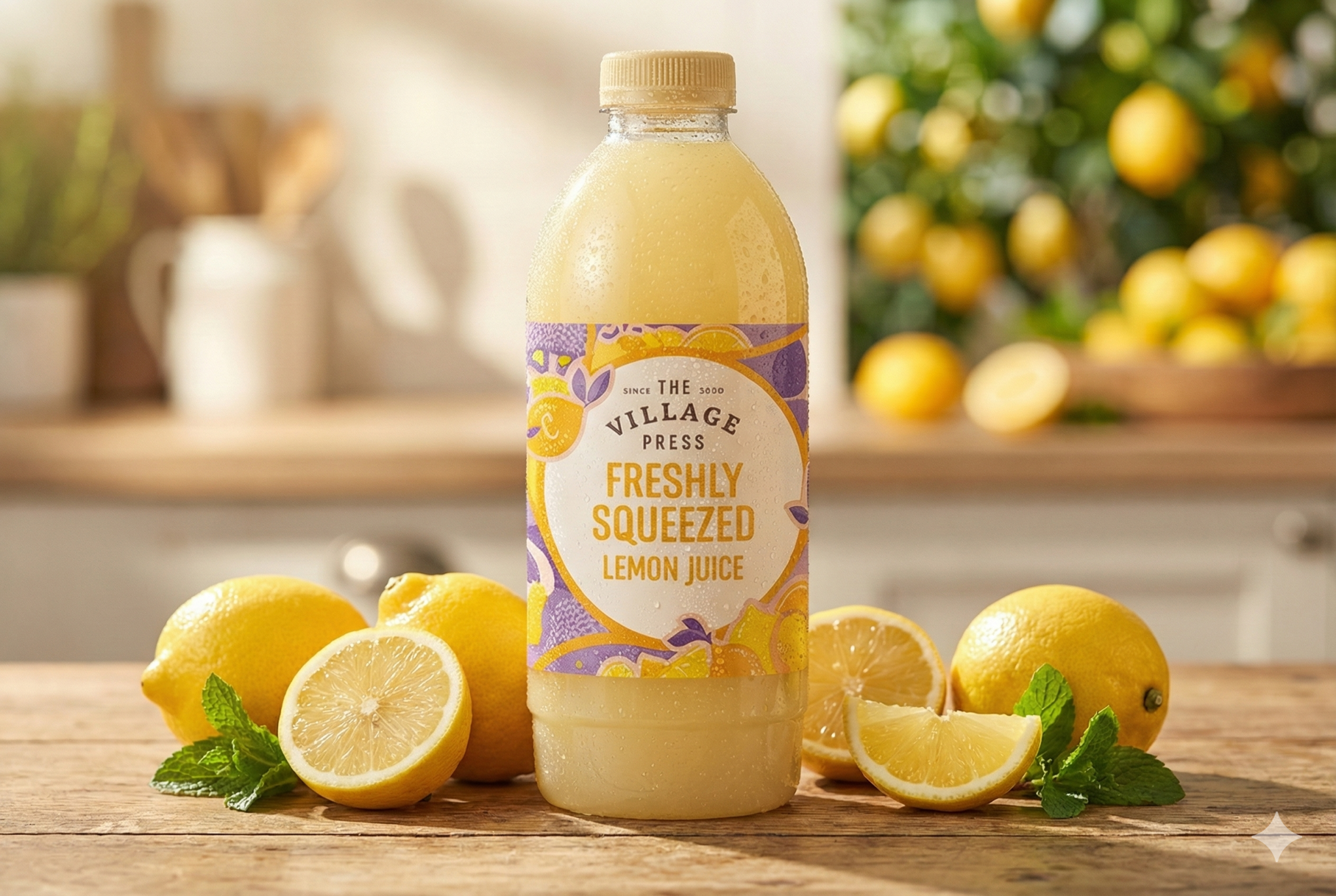 Freshly Squeezed Lemon Juice 100% (Chilled) – 1L | Buy online