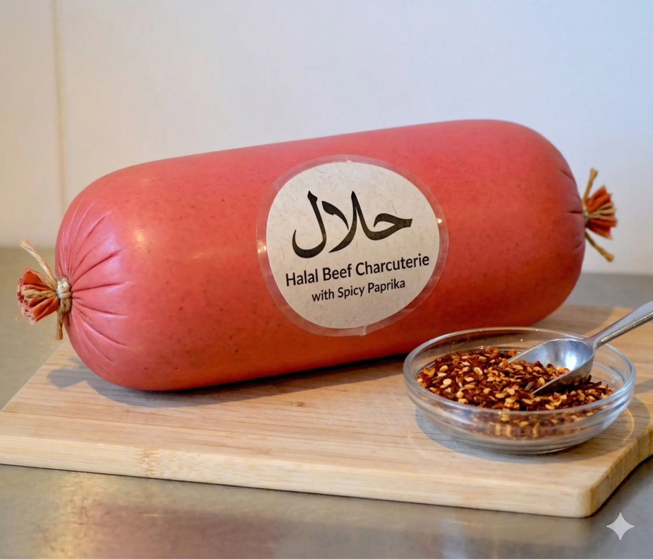 Halal Beef Charcuterie with Spicy Paprika Halal Beef Charcuterie with Spicy Paprika