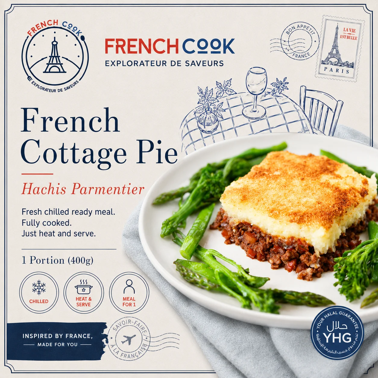 Halal French Cottage Pie (Hachis Parmentier) Halal French Cottage Pie (Hachis Parmentier)