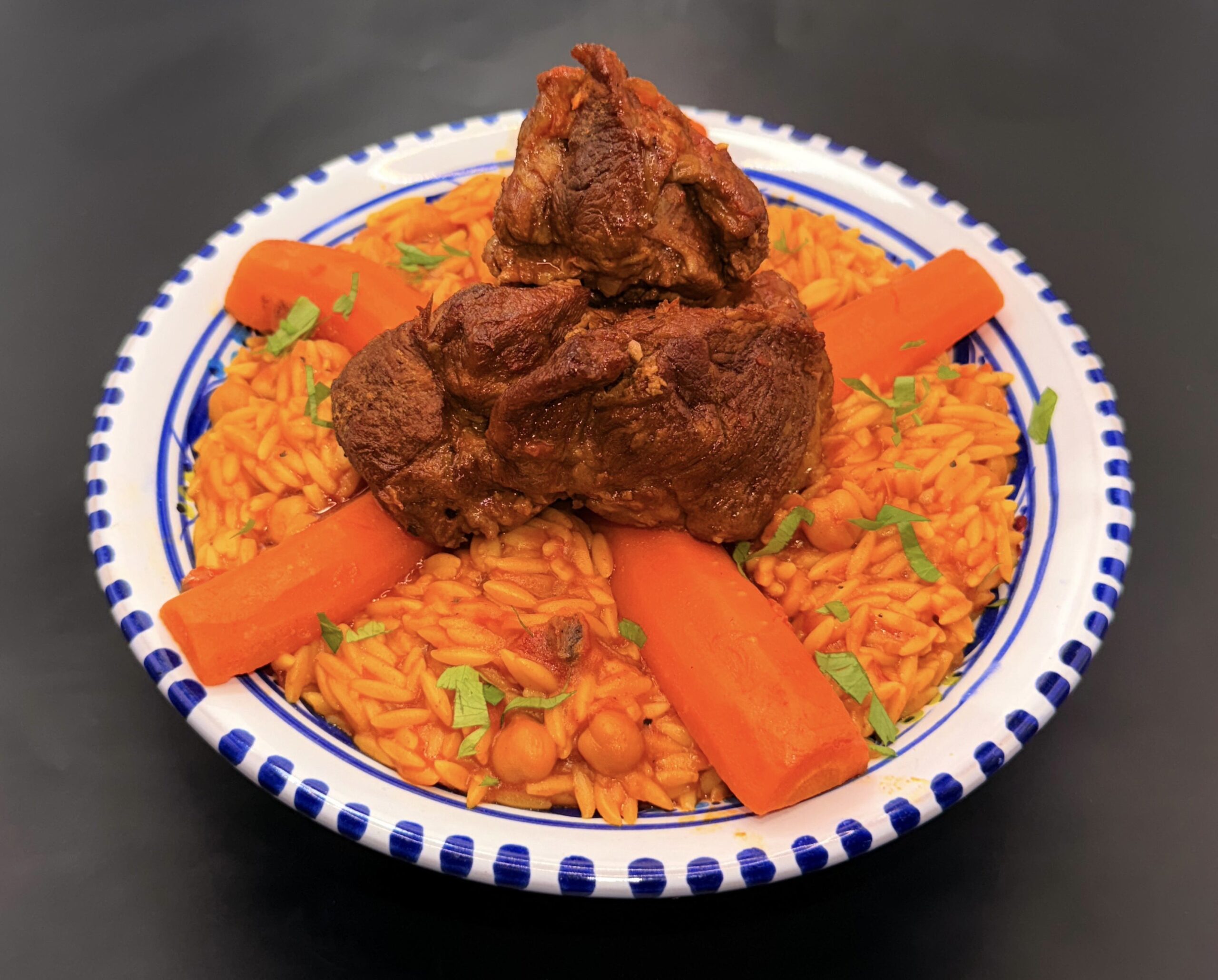 Lamb Tlitli (طليطلي) Orzo Pasta Lamb Tlitli (طليطلي) Orzo Pasta