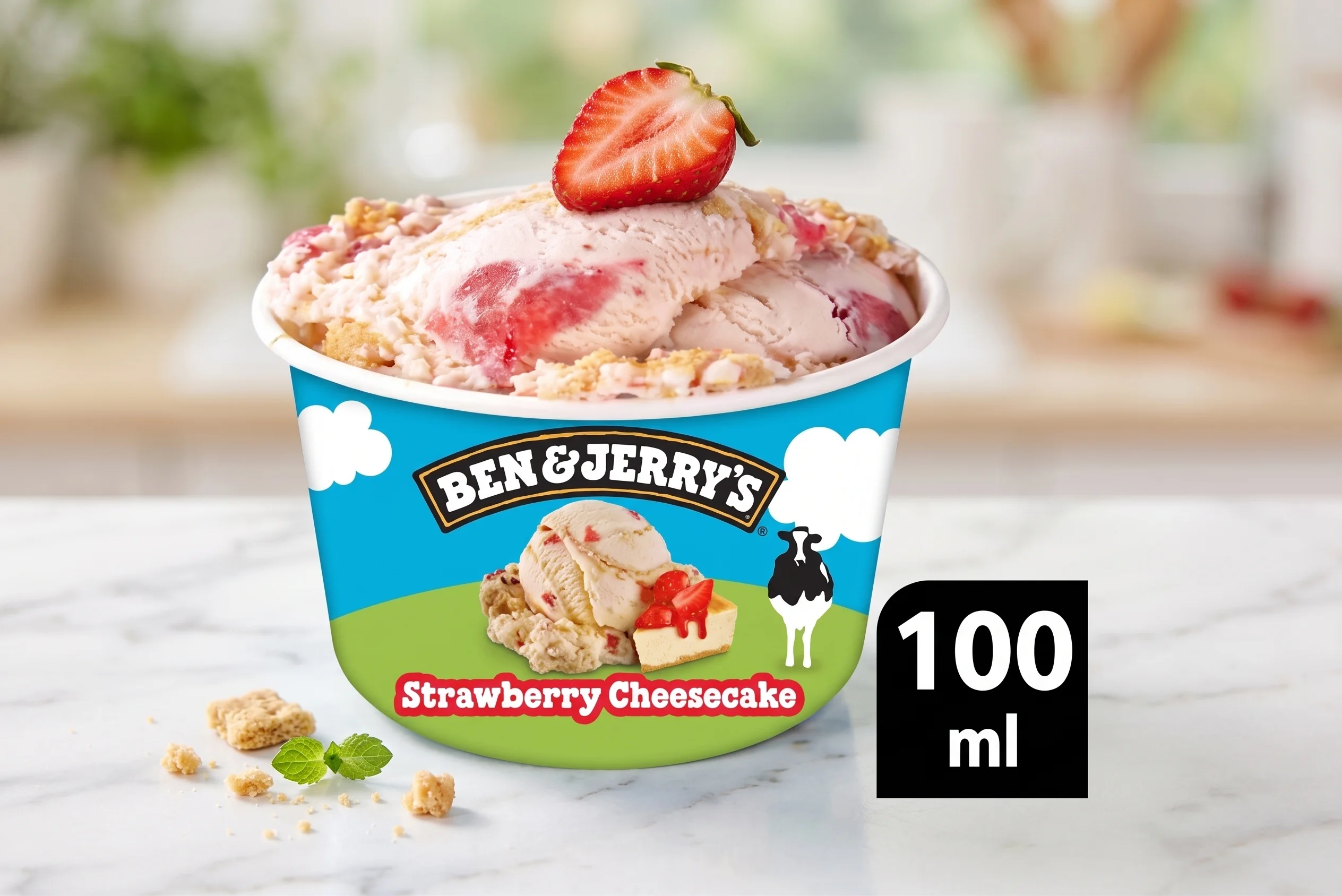 Ben & Jerry’s Ice Cream – Strawberry Cheesecake 100ml Ben & Jerry’s Ice Cream – Strawberry Cheesecake 100ml