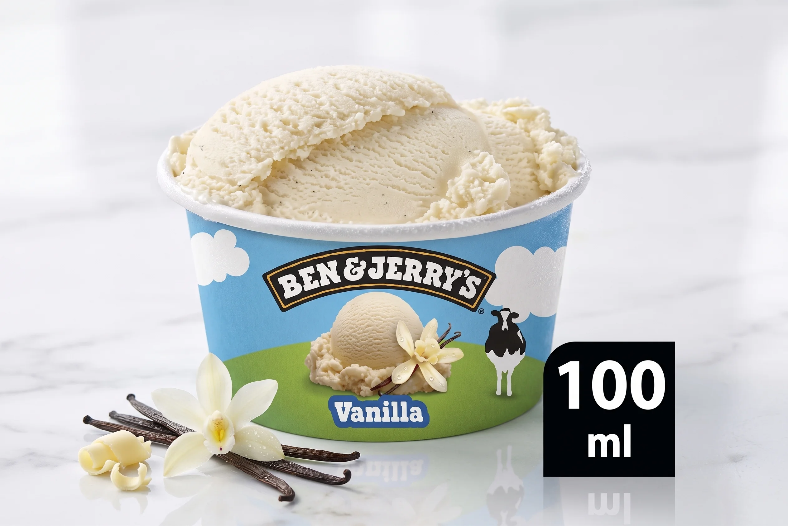 Ben & Jerry’s Ice Cream – Vanilla 100ml Ben & Jerry’s Ice Cream – Vanilla 100ml